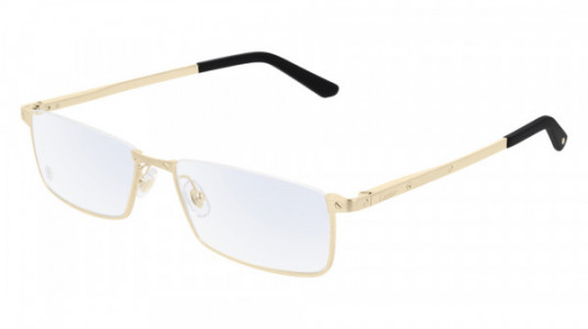 Cartier CT0169O Eyeglasses, 001 - GOLD with TRANSPARENT lenses