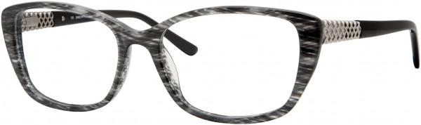 Saks Fifth Avenue Saks 320 Eyeglasses, 0MK5 Havana Glitter Gray