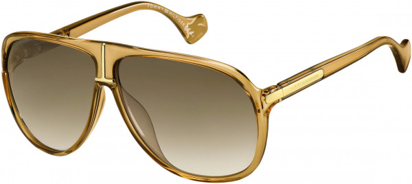 Tommy Hilfiger TH ZENDAYA Sunglasses, 0FT4 Crystal Honey Gold