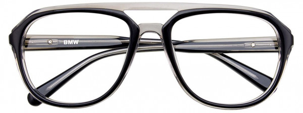 BMW Eyewear B6059 Eyeglasses, 090 - Black & Crystal