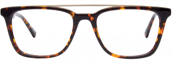 BMW Eyewear B6068 Eyeglasses, 010 - Demi Amber & Steel