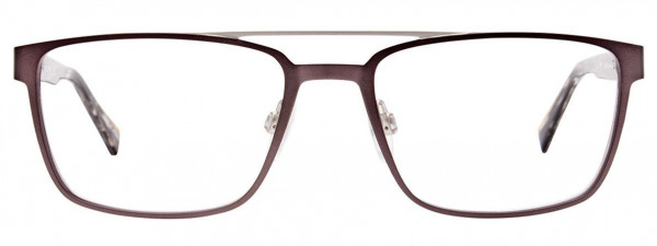 BMW Eyewear B6067 Eyeglasses, 010 - Greyish Brown & Steel