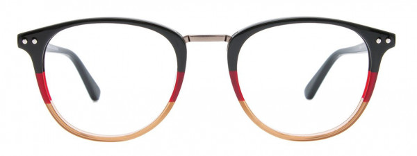 Greg Norman GN284 Eyeglasses, 010 - Brown & Red & Khaki & Steel