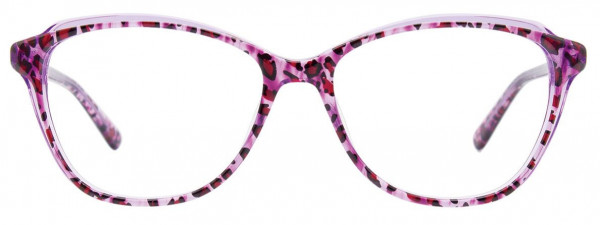 Takumi TK1126 Eyeglasses, 080 - Purple Crystal with animal print