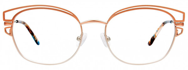 Paradox P5058 Eyeglasses, 010 - Matt Beige & Light Steel Gradient