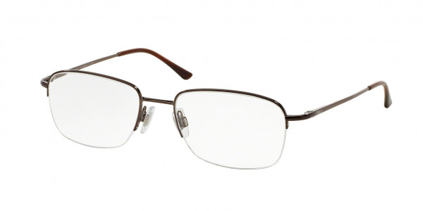 Polo PH1001 Eyeglasses, 9011 SHINY BROWN (BROWN)