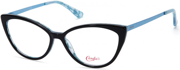 Candie's Eyes CA0169 Eyeglasses, 001 - Shiny Black