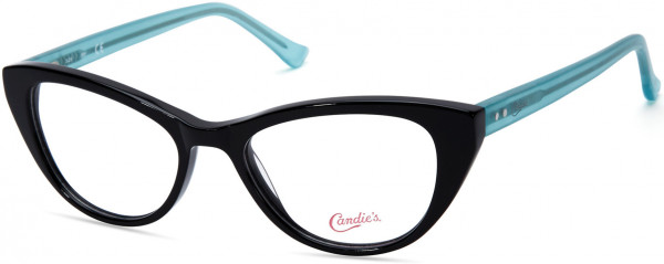 Candie's Eyes CA0178 Eyeglasses, 001 - Shiny Black