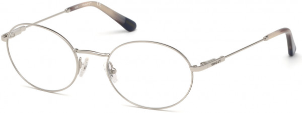 Gant GA3187 Eyeglasses, 010 - Shiny Light Nickeltin