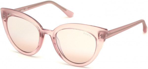 Guess GU7628 Sunglasses, 74U - Pink /other / Bordeaux Mirror Lenses