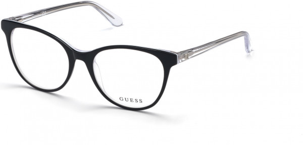 Guess GU2734-F Eyeglasses, 003 - Black/crystal