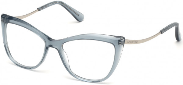 GUESS by Marciano GM0347 Eyeglasses, 087 - Shiny Turquoise