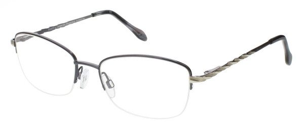 ClearVision PRUDENCE Eyeglasses, Gunmetal