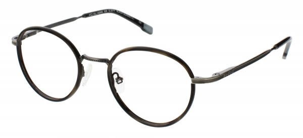 IZOD 2074 Eyeglasses, Black Gunmetal