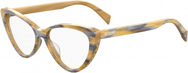 Moschino MOS 551 Eyeglasses, 0B1Z Silver Gold