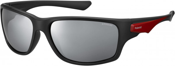 Polaroid Sport PLD 7012/S Sunglasses, 0OIT Black Redgd