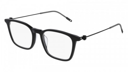 Montblanc MB0005O Eyeglasses, 001 - BLACK