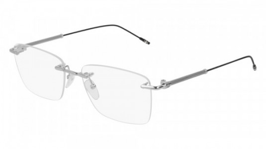 Montblanc MB0038O Eyeglasses, 001 - SILVER