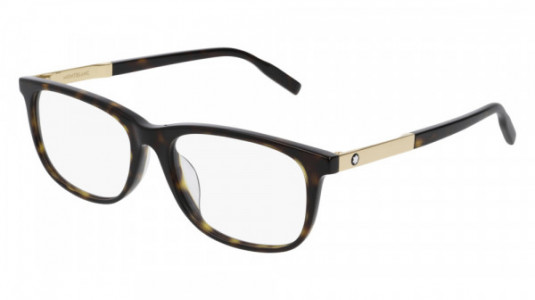 Montblanc MB0025OA Eyeglasses, 002 - GOLD