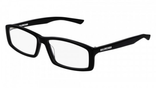 Balenciaga BB0008O Eyeglasses, 001 - BLACK