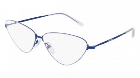 Balenciaga BB0015O Eyeglasses, 004 - BLUE