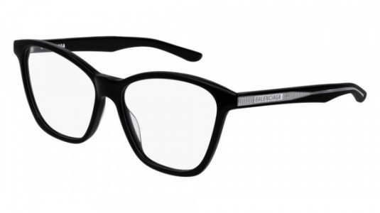 Balenciaga BB0029O Eyeglasses, 001 - BLACK
