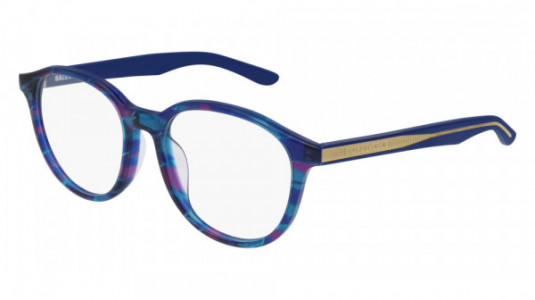 Balenciaga BB0042OA Eyeglasses, 004 - LIGHT-BLUE