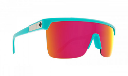 Spy Optic Flynn 5050 Sunglasses, Teal / HD Plus Gray Green with Pink Spectra Mirror
