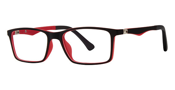 Modz WAGON Eyeglasses, Black/Red Matte