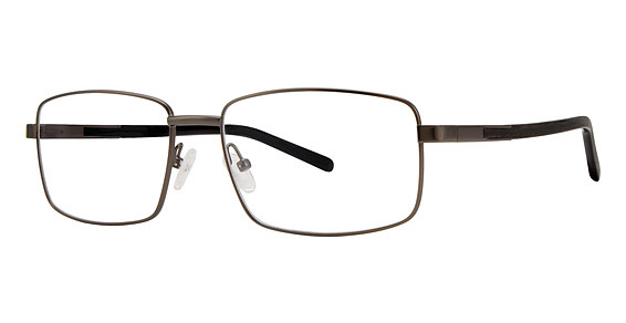 Big Mens Eyewear Club BIG FISH Eyeglasses, Matte Gunmetal