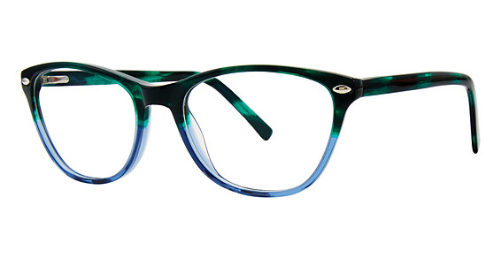 Genevieve ARIEL Eyeglasses, Jade/Blue