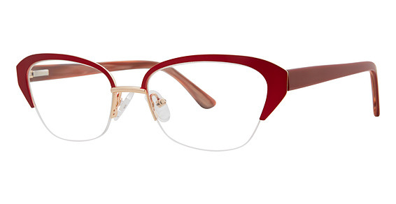 Genevieve CHIC Eyeglasses, Matte Burgundy/Gold