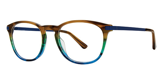 Genevieve REAGAN Eyeglasses, Brown/Green/Blue