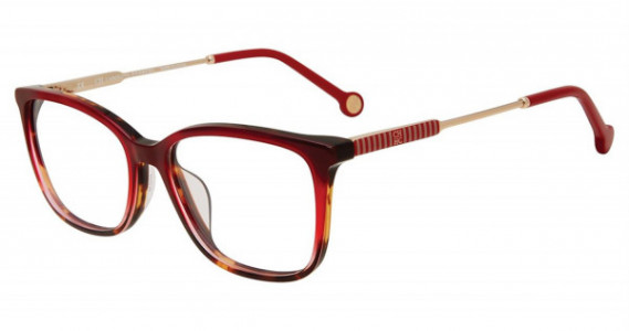 Carolina Herrera VHE816K Eyeglasses, Red Tortoise 0AFG
