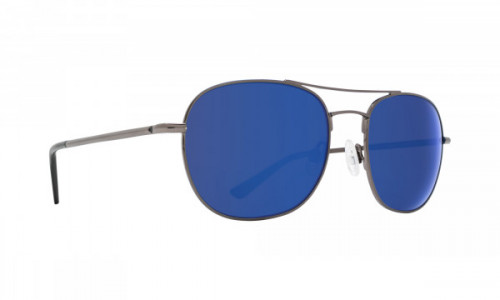 Spy Optic Pemberton Sunglasses, Gunmetal / HD Plus Gray Green with Dark Blue Spectra Mirror