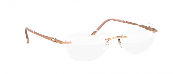 Silhouette Gala DH Eyeglasses, 3520 Rosegold / Aurora Boreale