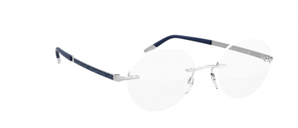 Silhouette Prestige DA Eyeglasses, 7000 Rhodium / Navy