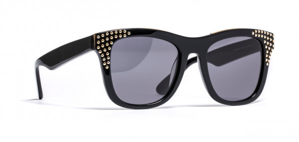 SKY EYES SOKO Sunglasses, BLACK + GOLD PINS (0001)