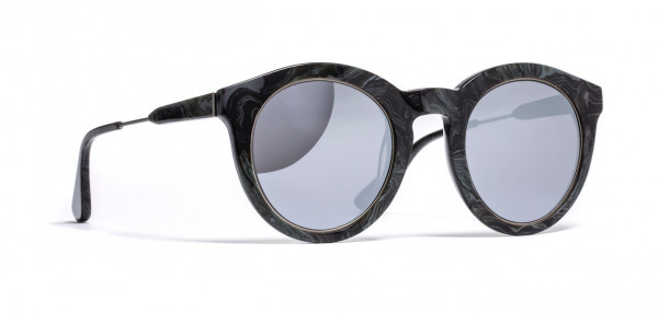 SKY EYES SALMON Sunglasses, BLACK MARBLE + ANTHRACITE METAL (0005)