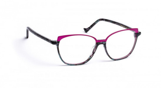 VOLTE FACE MAY Eyeglasses, DEMI BLACK/FUCHSIA (0580)
