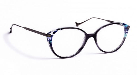 VOLTE FACE LISA Eyeglasses, BLACK SEASHELL/BLUE (0520)