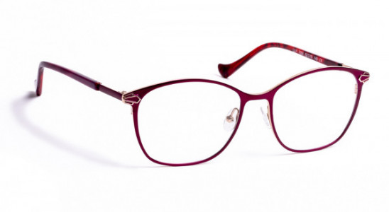 VOLTE FACE LILY Eyeglasses, PLUM/SHINY PINK GOLD (7055)