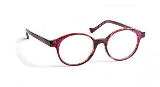 VOLTE FACE KALI Eyeglasses, BURGUNDY LACES/DARK FUSHIA (3582)