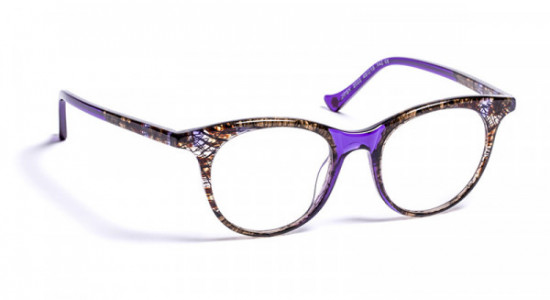 VOLTE FACE JIPSY Eyeglasses, PURPLE/BROWN LACES/PINK DEMI (2022)