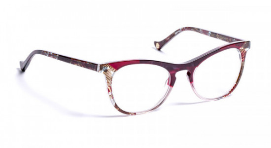 VOLTE FACE JOLIE Eyeglasses, BURGUNDY MARBLES/BRONW BLUE PEAS/OLD PINK (3570)