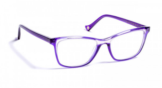 VOLTE FACE JOE Eyeglasses, PURPLE/WHITE SPANGLES (7013)
