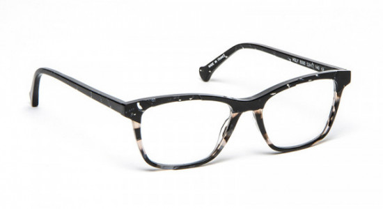 VOLTE FACE HOLY Eyeglasses, BLACK GLITTER / DEMI PINK (8000)