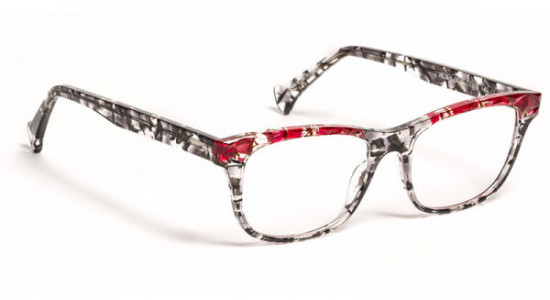 VOLTE FACE HEDEN Eyeglasses, BLACK/RED (0030)