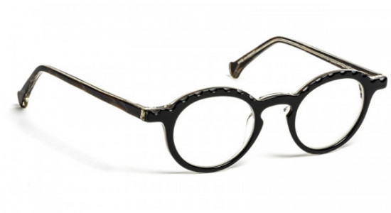 VOLTE FACE GRAND Eyeglasses, BLACK/HORN (0092)