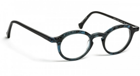VOLTE FACE GRAND Eyeglasses, BLUE LACES/BLACK (2500)